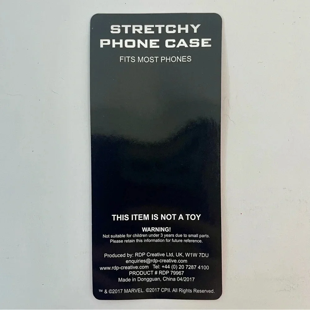 Marvel Spider-Man Homecoming 2017 Stretchy Phone Case Movie Promo.
